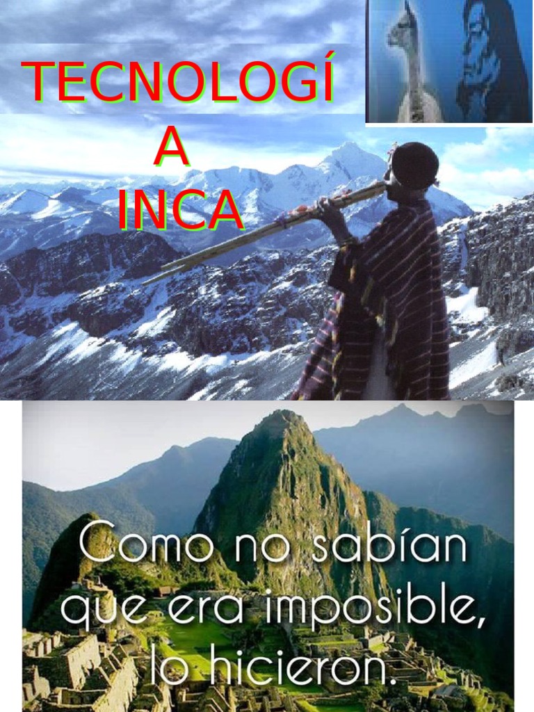 Tecnología Inca: Innovaciones Agrícolas | PDF | Machu Picchu | Imperio Inca