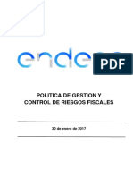 Politica de Gestion y Control de Riesgos Fiscales ENDESA (Enero 2017) PDF