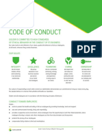 Code of Conduct: Golder Is Committed To High Standards of Ethical Behavior in The Conduct of Its Business
