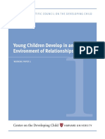 Young Children Develop in An Environment of Relationships