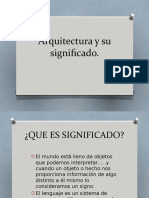 Arquitectura y Su Significado