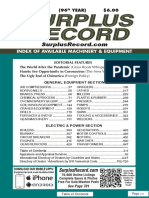 JUNE 2020 Surplus Record Machinery & Equipment Directory