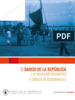 El Banco de La Republica y El Desarrollo Economico y Cultural de Buenaventura PDF