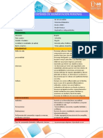 Matriz de Criterios de segmentación BYRL