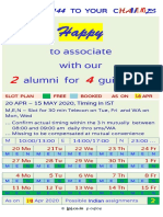 Happy: To Associate With Our Alumni For Guidances