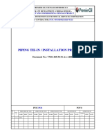 Piping Tie in Procedure Rev A PDF