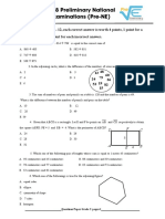 Part I For Question 1 - 12, Each Correct Answer Is Worth 4 Points, 1 Point For A Blank Answer, and 0 Point For Each Incorrect Answer