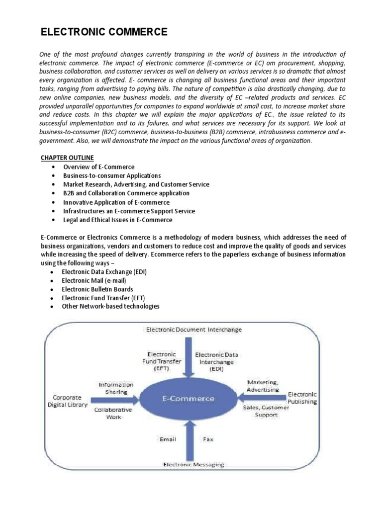 Chapter 9 Electronic Commerce | PDF | Credit Card | Debit Card