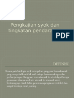 Pengkajian syok dan tingkat perdarahan