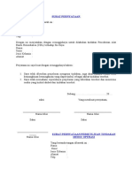 SURAT PERNYATAAN Pencabutan CDL