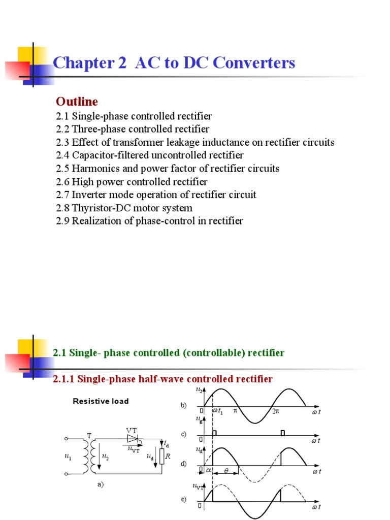 AC to DC Converter Types Explained | PDF | Ac Power | Rectifier