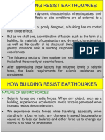 Building Resisting Earthquakes