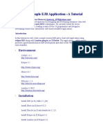 Building a Simple EJB Application