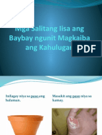 Mga Salitang Iisa Ang Baybay Ngunit Magkaiba