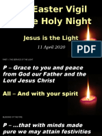 Easter Vigil 11apr2020