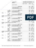 Sistema de Horarios V. 2.0: Carrera: Psicología Nivel: Primero Gestion: 1/2020