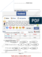 Ca Ca D Ddduc D DDD Ed Ed Ed Ed Y-Y: The First Term Test