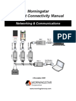 Morningstar Product Connectivity Manual: Networking & Communications