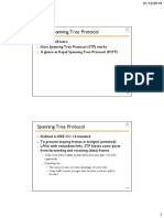 Topic: Spanning Tree Protocol: Only One Active Path Exists Between Any Pair of LAN Segments Drawbacks