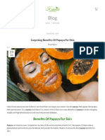 Surprising Benefits of Papaya For Skin - Kishmish Organic PDF