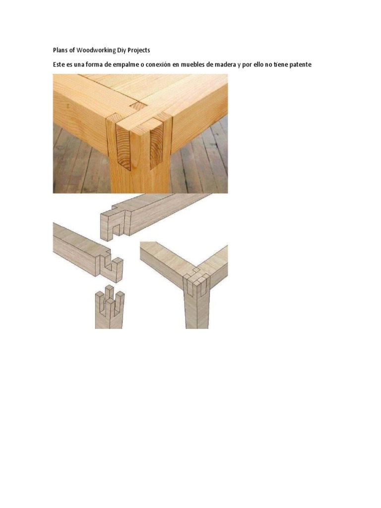 Plans of Woodworking Diy Projects | PDF