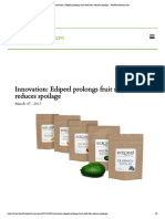 Innovation - Edipeel Prolongs Fruit Shelf Life, Reduces Spoilage