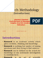 Research Methodology: (Introduction)