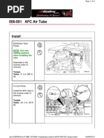 006-001 AFC Air Tube: Install