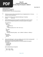 QP CS Class XII Preboard-2 2018-19