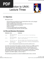 Introduction To UNIX and Linux - Lecture Three