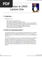 Introduction to UNIX and Linux Lecture One