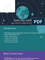 Earth Day 2020: Fight Today For A Better Tomorrow