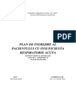 Plan de Ingrijire - Urgente - Pneumo