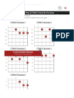 C7b9b13 Chord Chart - How To Play A C7b9b13 Chord On The Guitar PDF