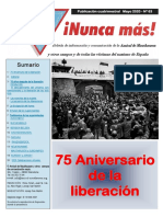 Boletin 63 AMICAL MATHAUSEN 75 Aniversario Liberación