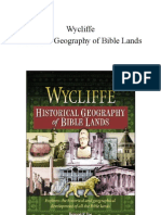 Wycliffe Historical Geography of Bible Lands