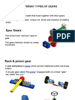 Spur Gears: Different Types of Gears