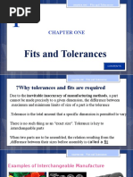 Chapter One: Fits and Tolerances