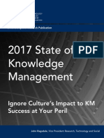 2017 State of Knowledge Management: Ignore Culture's Impact To KM Success at Your Peril