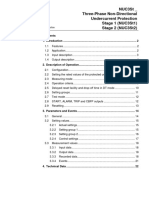 NUC3St - Three-Phase Non-Directional Undercurrent Protection Stage 1 (NUC3St1) Stage 2 (NUC3St2)