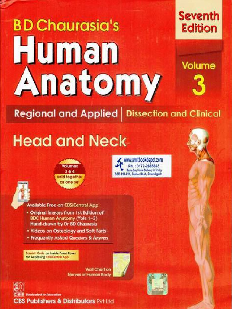 BD Chaurasia’s Human Anatomy 2017 Head & Neck, Volume 3, CBS
