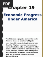 Economic Progress Under America