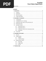 Fusefail Fuse Failure Supervision: 1Mrs752305-Mum
