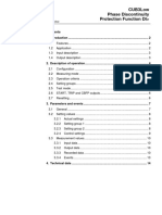 CUB3Low Phase Discontinuity Protection Function DI : 1MRS752298-MUM