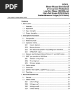 DOC6 - Three-Phase Directional Overcurrent Protection Low-Set Stage (DOC6Low) High-Set Stage (DOC6High) Instantaneous Stage (DOC6Inst)