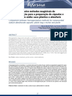 Comparação Entre Métodos Magistrais de Homogeneização para A Preparação de Cápsulas e Alendronato de Sódio: Saco Plástico X Almofariz