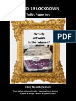 Voting Covid-19 Lockdown Toilet Paper Art