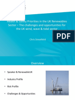 Feb15 Presentation Health Safety Priorities in The UK Renewables Sector