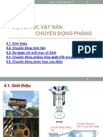 Cơ kỹ thuật 2 - B4 Dong hoc vat ran chuyen dong phang (ver2)