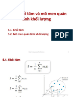 Cơ kỹ thuật 2 - B5 Khoi tam va Momen quan tinh khoi luong